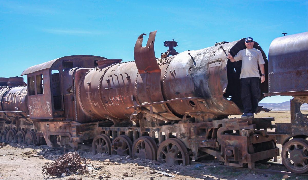 Uyuni train cemetery